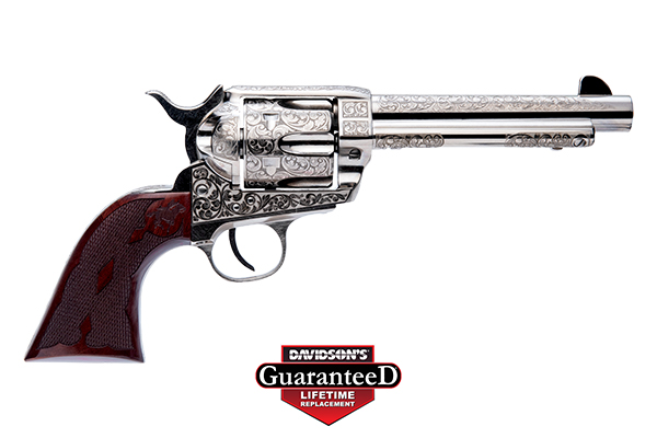 CIMARRON BUFFALO BILL CODY 45LC 5.5" ENGRAVED NICKEL - for sale