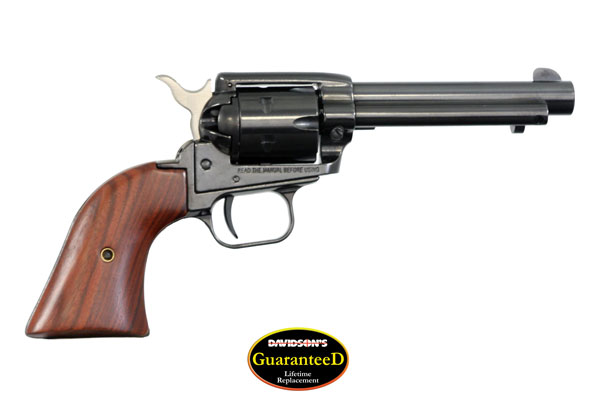 HERITAGE 22LR/WMR COMBO 4.75" BLUED COCOBOLO GRIPS - for sale