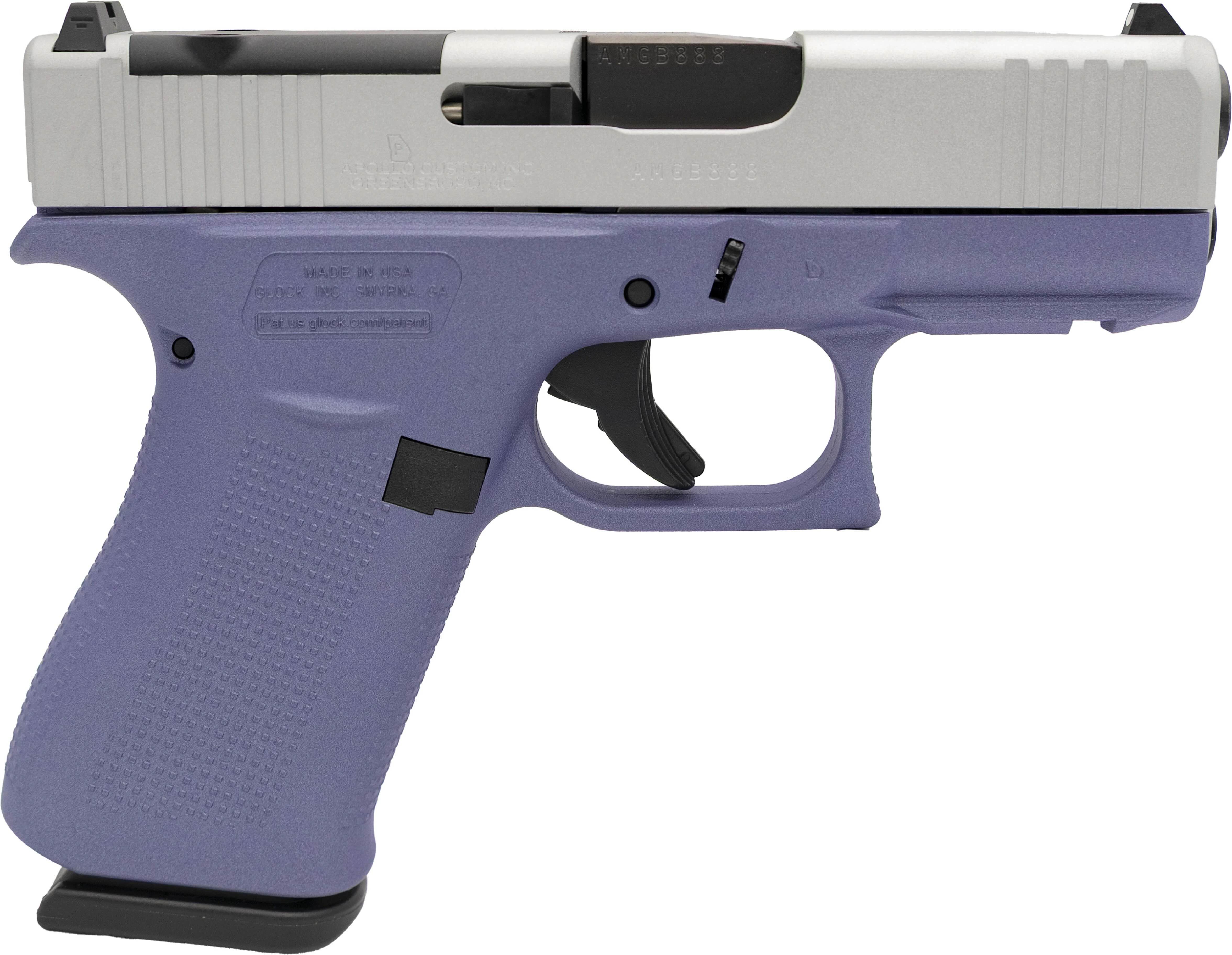 GLOCK 43X MOS US CRUSHED ORCHID 9MM