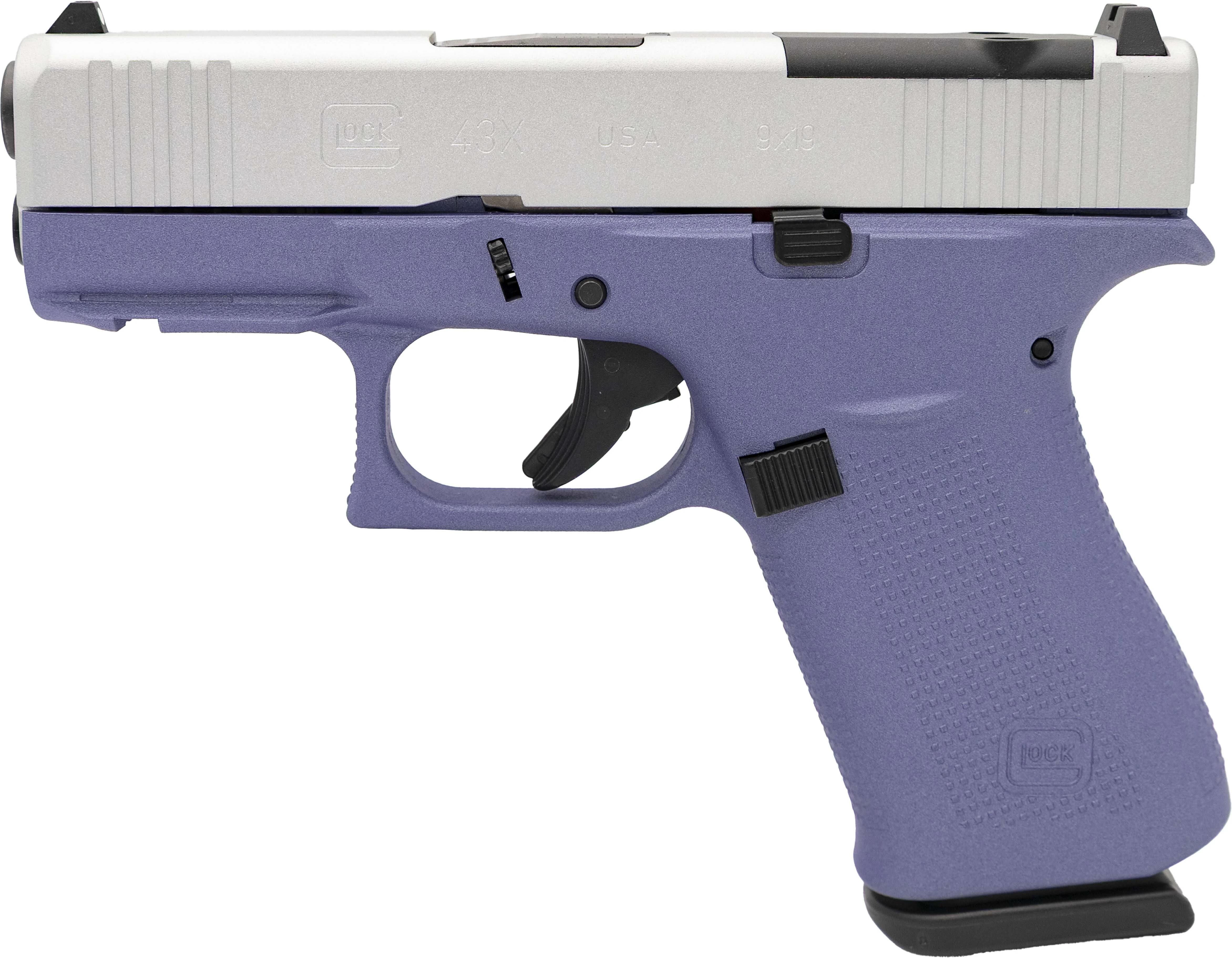 GLOCK 43X MOS US CRUSHED ORCHID 9MM