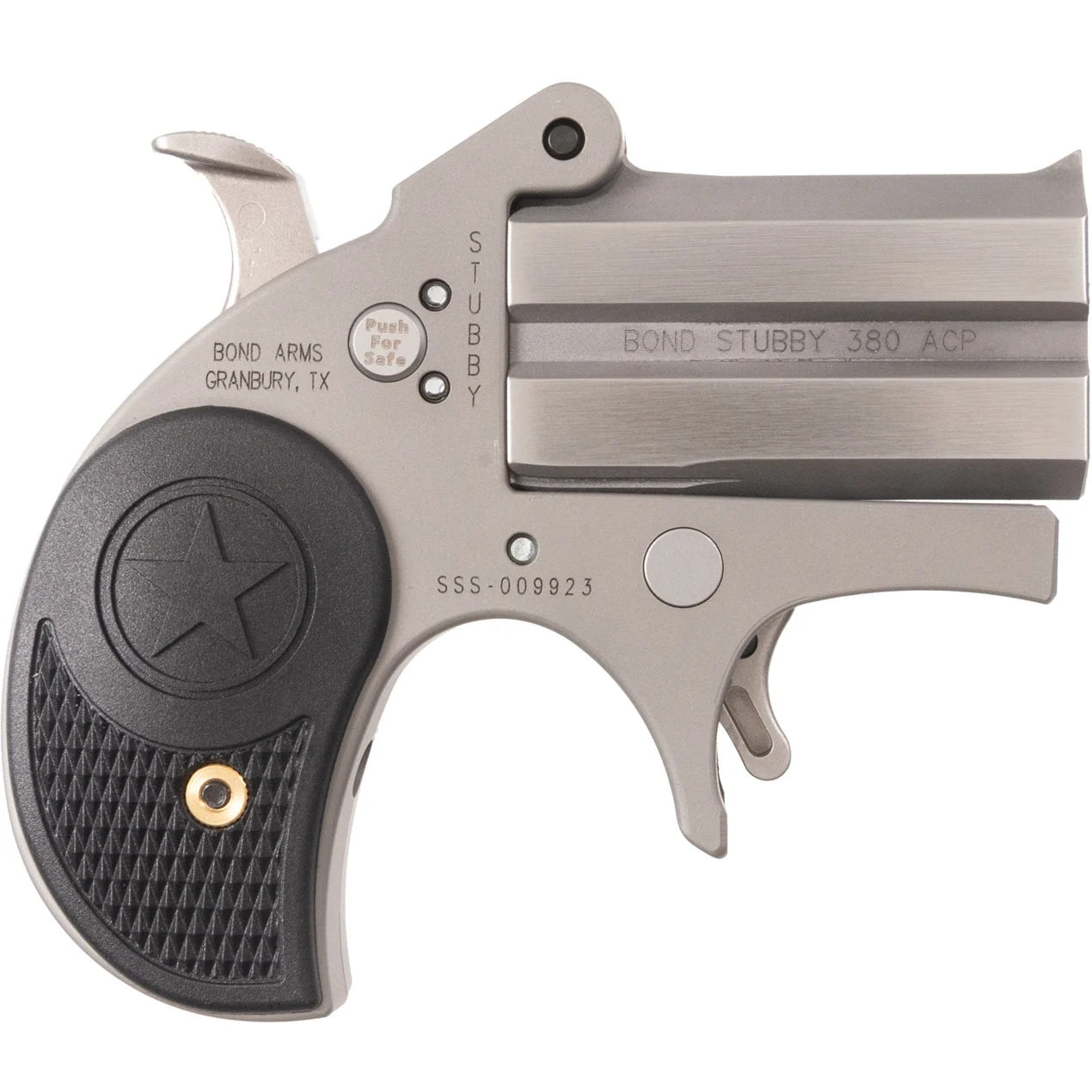 BOND ARMS STUBBY  380ACP 2.2" STAINLESS NYLON - for sale
