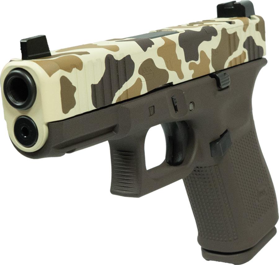 Glock V-Series Model 19 Duck Camo Cerakote Handgun 9mm