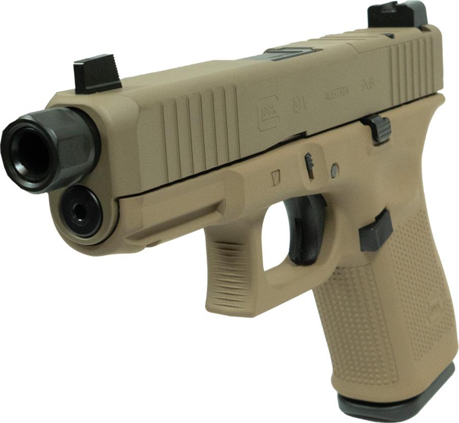Glock V-Series Model 19 FDE Cerakote Handgun 9mm