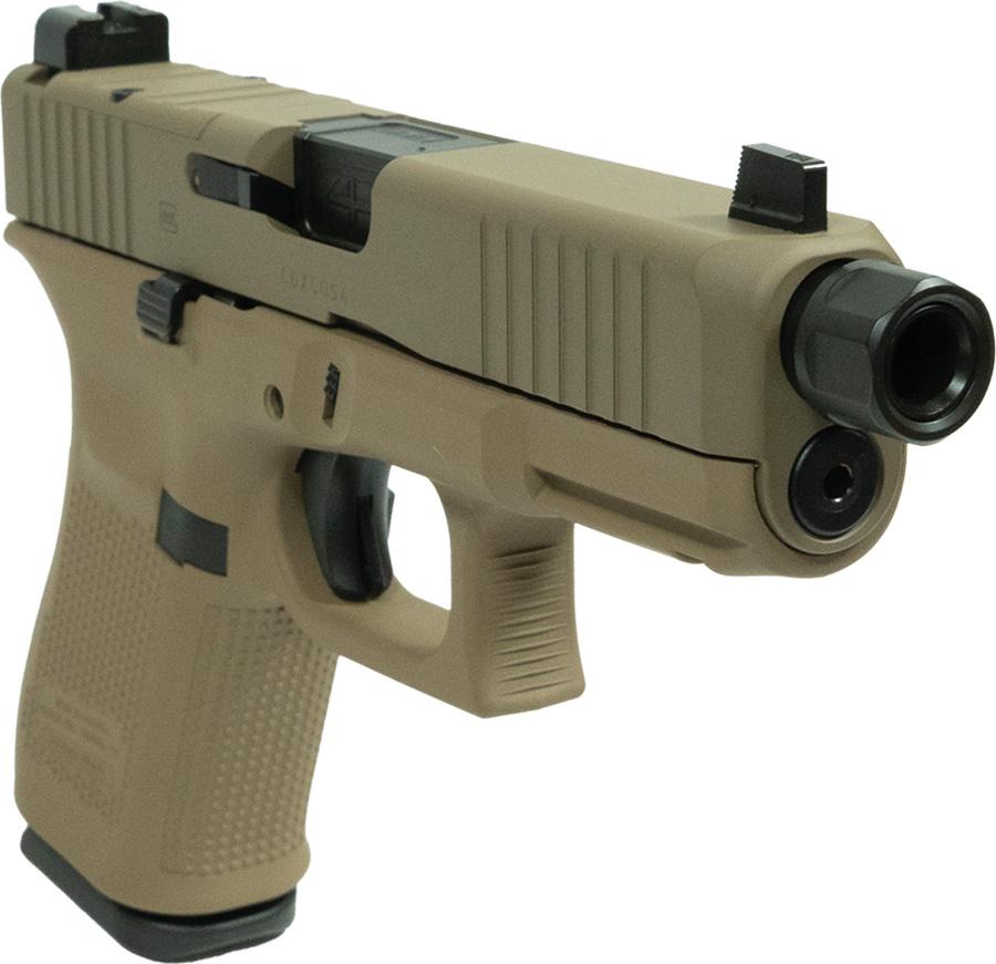 Glock V-Series Model 19 FDE Cerakote Handgun 9mm