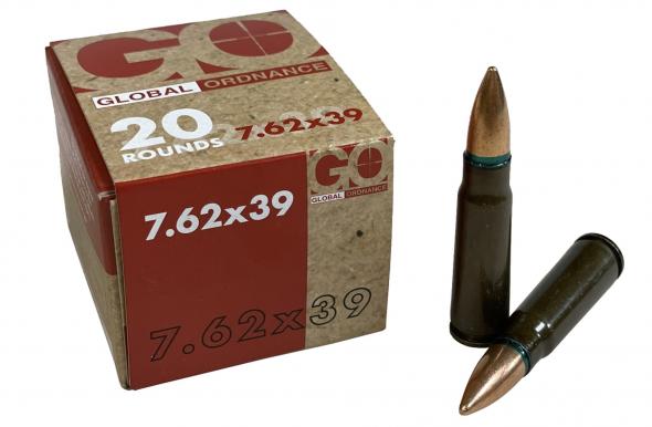 Global Ordnance Arsenal 7.62x39 122gr steel case 20rd box